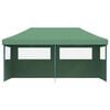 vidaXL Foldable Party Tent Pop-Up with 3 Sidewalls Green