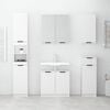 vidaXL Wall-mounted Bathroom Cabinet White 32x20x67 cm