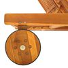 vidaXL 2-Person Garden Sun Lounger with Cushions Solid Acacia Wood
