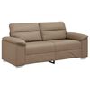 vidaXL 2-Seater Sofa&nbsp;Cappuccino 180x81x84 cm Faux Leather