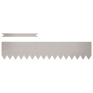 vidaXL Lawn Edging 10 pcs Brown 100 x 0.05 x 20 cm Weathering Steel