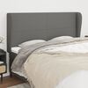 vidaXL Headboard with Ears Dark Grey 163 cm Fabric