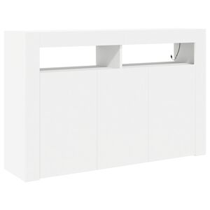 vidaXL Sideboard White 116 x 30 x 75 cm Engineered Wood