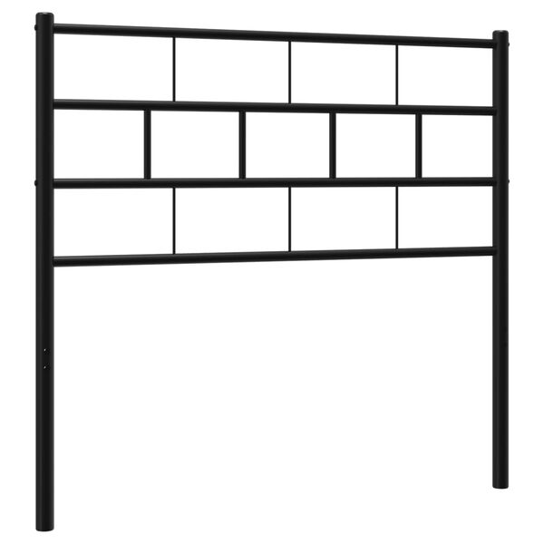 vidaXL Metal Replace Headboard Black 107 cm