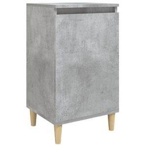 vidaXL Bedside Cabinet Concrete Grey 40x35x70 cm Engineered Wood