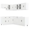 vidaXL 11 Piece Kitchen Cabinet Set "Kalmar" White Engineered Wood