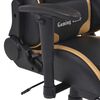 vidaXL Gaming Chair Gold 70 x 71 x 136 cm Artificial Leather