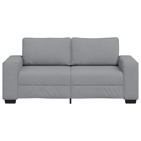vidaXL 2-Seater Sofa&nbsp;Light Grey 180x77x82 cm Fabric