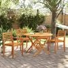 vidaXL Garden Chairs 4 pcs 59x55x85 cm Solid Wood Acacia
