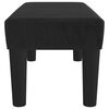 vidaXL Bench Black 70x30x30 cm Velvet