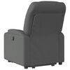 vidaXL Electric Stand up Recliner Chair Dark Grey Fabric