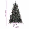 vidaXL Artificial Christmas Tree with 300 LEDs with Stand Green 180 cm