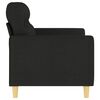 vidaXL 2-Seater Sofa Black 120 cm Fabric