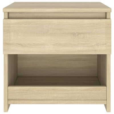 vidaXL Bedside Cabinet Sonoma Oak 40x30x39 cm Engineered Wood