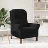 vidaXL Armchair Black 76 x 94 x 102 cm Velvet