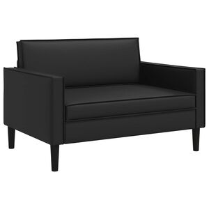 vidaXL XXL Armchair Black Faux Leather