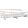vidaXL Pull-out Day Bed without Mattress White 2x(90x190)cm