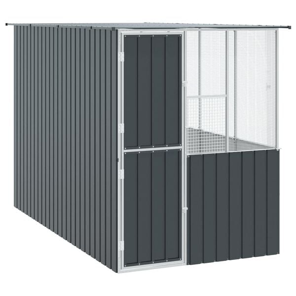 vidaXL Bird Cage Anthracite 315 x 167 x 200 cm Galvanised steel