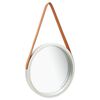 vidaXL Wall Mirror | Silver and brown