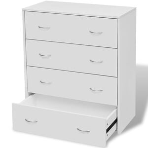 vidaXL Sideboard | White | Engineered wood | 60 x 30.5 x 71 cm | Sideboard