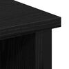 vidaXL TV Cabinet Set Black Oak 100 x 35 x 45 cm Engineered Wood