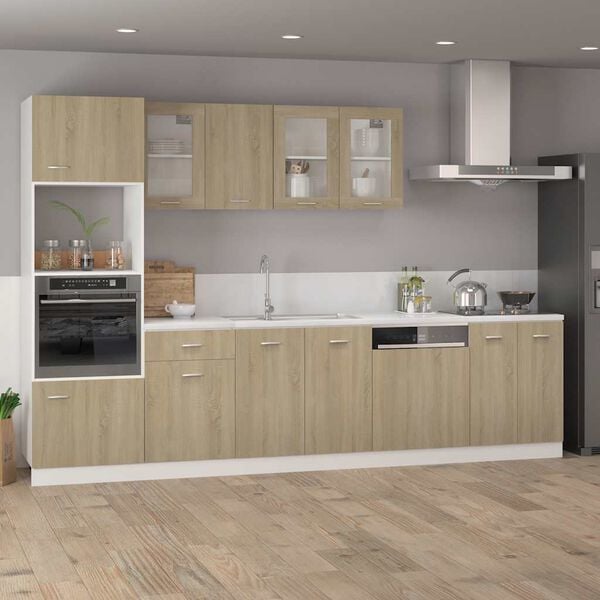 vidaXL Bottom Cabinet Lyon Sonoma Oak 60x46x81.5 cm Engineered Wood