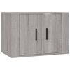 vidaXL 4 Piece TV Cabinet Set Grey Sonoma Engineered Wood