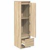 vidaXL Highboard Sonoma Oak 29.5x34x119.5 cm Engineered Wood