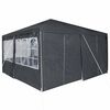 vidaXL Party Tent Anthracite 400 x 400 x 266 cm Polyethylene