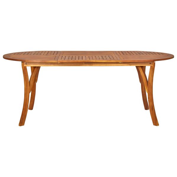 vidaXL 7 Piece Garden Dining Set Grey