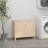 vidaXL Laundry Box 88.5x44x76 cm Solid Wood Pine