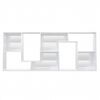 vidaXL Book Cabinet High Gloss White 67x24x161 cm Engineered Wood