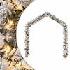 vidaXL Christmas Garland with LED Lights Green 5 m PVC
