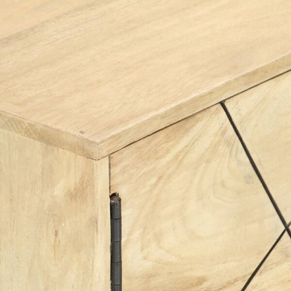 vidaXL TV Cabinet 140x30x40 cm Solid Mango Wood