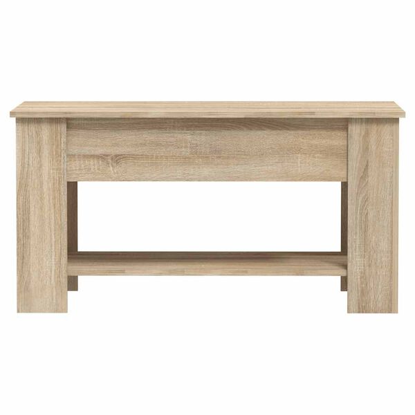 vidaXL Coffee Table Sonoma Oak 101x49x52 cm Engineered Wood