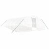 vidaXL Greenhouse with Steel Frame White 50 m&sup2; 10x5x2,3 m
