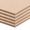 vidaXL 20 pcs MDF Sheets Square 60x60 cm 2.5 mm