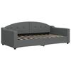 vidaXL Day Bed without Mattress Dark Grey 90x190 cm Fabric