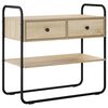 vidaXL Console Table Sonoma Oak 100 x 40 x 75 cm Engineered Wood