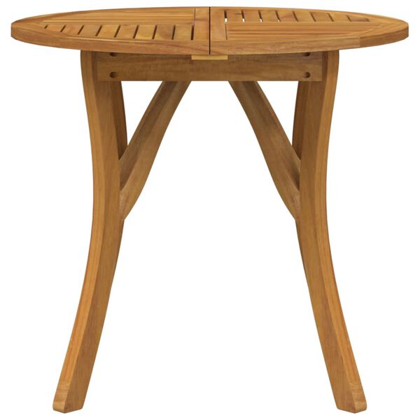 vidaXL Garden Table Ø 85 cm Solid Wood Acacia