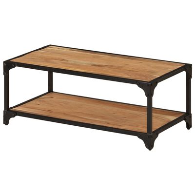 vidaXL Coffee Table 90x45x35 cm Solid Acacia Wood
