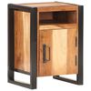 vidaXL Bedside Cabinet 40x35x55cm Solid Acacia Wood in Sheesham Finish