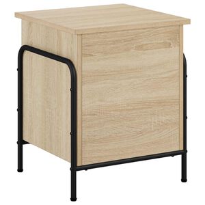 vidaXL Storage Box Sonoma Oak 40.5 x 40 x 49.5 cm Engineered Wood