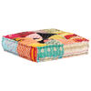 vidaXL Modular Pouffe Patchwork Fabric