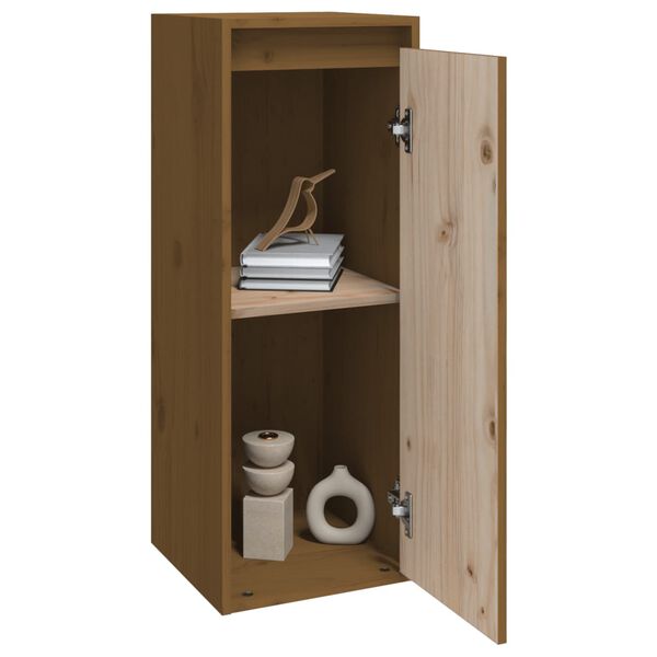 vidaXL Wall Cabinets 2 pcs Honey Brown 30x30x80 cm Solid Wood Pine