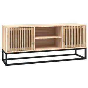vidaXL TV Cabinet 105x30x45 cm Engineered Wood and Iron