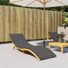vidaXL Sun Lounger Cushion Anthracite 200x70x3cm Oxford Fabric