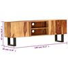 vidaXL TV Cabinet 130x30x47 cm Solid Wood Acacia