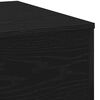 vidaXL Coffee Table Black Oak 55 x 55 x 31 cm
