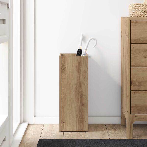 vidaXL Umbrella Stand Artisan Oak 25 x 24.5 x 64 cm Engineered Wood